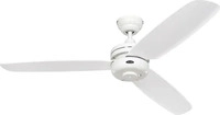CasaFan Night Flight WE Deckenventilator 65 W (&Oslash; x H) 132 cm x 240 mm Wei&szlig;