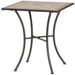 Siena Garden 380819 Prato Tisch 64x64x71 cm Gestell Stahl matt-schwarz, Tischplatte