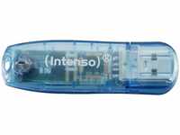 INTENSO 3502450, Intenso Rainbow Line USB-Stick 4 GB Blau 3502450 USB 2.0