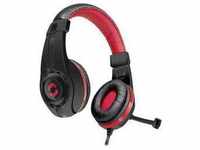 SpeedLink Legatos Gaming Over Ear Headset kabelgebunden Stereo Schwarz, Rot