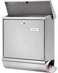Burg W&auml;chter 32680 COMFORT-Set 39130 NI Briefkasten Edelstahl Silber