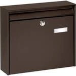 Burg W&auml;chter POTSDAM 877 BR Briefkasten Stahlblech Braun