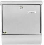 Burg W&auml;chter 31445 SET VARIO 86720 SI (EC) Briefkasten Stahl Silber