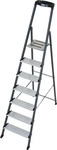 KRAUSE 126450, Krause 126450 Aluminium Stufen-Stehleiter Arbeitsh&ouml;he (max.): 3.50 m