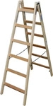 KRAUSE 170088, Krause KRAUSE - Stehleiter STABILO 2x 6 Sprossen 170088 Holz