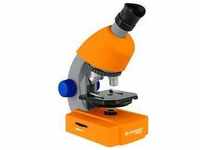 Bresser Optik Mikroskop Junior 40x-640x orange Kinder-Mikroskop Monokular 640 x