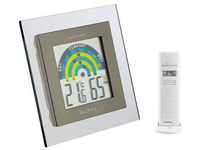 Techno Line MA10260 Mobile Alerts WLAN-Wetterstation Silber, Transparent, Weiß
