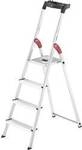 Hailo L60 StandardLine 8160-407 Aluminium Stufen-Stehleiter inkl. Werkzeugablage