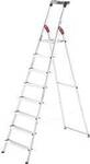 Hailo L60 StandardLine 8160-807 Aluminium Stufen-Stehleiter inkl. Werkzeugablage