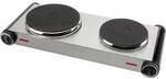 TRISTAR KP-6248, Tristar KP-6248 KP-6248 Doppel-Kochplatte 2 Brenner Edelstahl