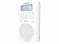 Sangean H205 Badradio DAB+, UKW Bluetooth® wasserdicht Weiß