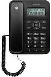 Motorola Corded Phone Schwarz 107CT202BLACK