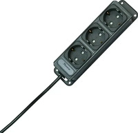 KOPP 127015013, Kopp 127015013 Steckdosenleiste 3fach Anthrazit Schutzkontakt 1 St.