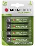 AgfaPhoto HR06 Mignon (AA)-Akku NiMH 2300 mAh 1.2 V 4 St. 31-802718