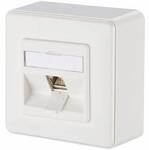 Metz Connect Netzwerkdose Aufputz CAT 6 1 Port Reinwei&szlig; 1309110002-E
