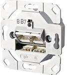 Netzwerkdose Unterputz Einsatz CAT 6 2 Port Metz Connect 1307381200-I