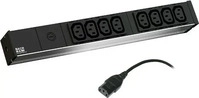BACHMANN 333540, Bachmann 333540 19 Zoll Netzwerkschrank-Steckdosenleiste 1 HE