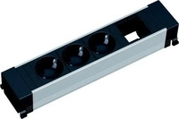 BACHMANN 909.004, BACHMANN CONFERENCE TOP FRAME Medium Einsatz 3x Schutzkontakt 1x