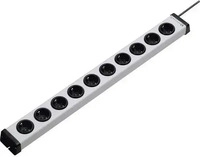EHMANN 0200x00102301, Ehmann 0200x00102301 Steckdosenleiste 10fach Grau Schutzkontakt