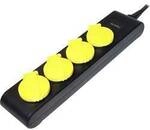 LogiLink LPS212 Steckdosenleiste ohne Schalter Schwarz