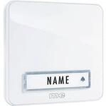m-e modern-electronics KTA-1 W Klingelplatte mit Namensschild 1fach Wei&szlig; 12 V/1 A