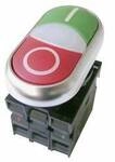 Eaton 216509 M22-DDL-GR-X1/X0/K11/230-W Doppeldrucktaster 1 x Aus/(Ein) tastend Wei&szlig;