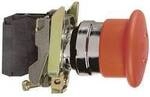 Schneider Electric XB4BT845 Pilztaster Frontring Metall, mit NOT-Aus-Schalter, rund,