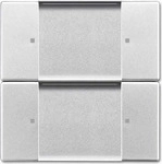 BUSCH-JAEGER 2CKA006730A0073, Busch-Jaeger Abdeckung Taster Aluminium 2CKA006730A0073