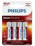 Philips Power LR6 Mignon (AA)-Batterie Alkali-Mangan 1.5 V 4 St. 1545