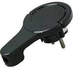 Kopp 172005030 Schutzkontakt-Flachstecker Plastik 230 V Schwarz IP20