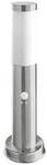 Heitronic 36640 Larisa Standleuchte mit Bewegungsmelder E27 Edelstahl