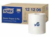 TORK Standard-Papierwischtücher mit Innenabrollung Weiß M2,