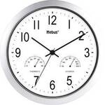 Mebus 06992 Quarz Wanduhr 25.5 cm x 25.5 cm x 25.5 cm Silber