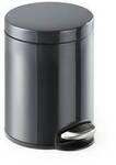 Durable DURABLE - 341058 - Abfallbeh&auml;lter mit Tritt 5 l metall anthrazit 341058