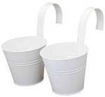 Siena Garden 722612 722612 Pflanzgef&auml;&szlig; Stahl Wei&szlig;