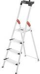 Hailo L80 ComfortLine 8040-407 Aluminium Stufen-Stehleiter inkl. Werkzeugablage