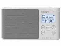 Sony XDR-S41D Tischradio DAB+, DAB, UKW Weiß XDRS41DW.EU8