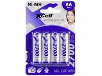 XCell X2700AA B4 Mignon (AA)-Akku NiMH 2700 mAh 1.2 V 4 St.