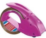 tesa Packband-Abroller Pack n Go Pink Rollenbreite (max.): 50 mm Rollenl&auml;nge (max.)