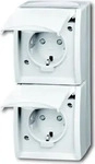 ABB 2CKA002084A0722, ABB 2CKA002084A0722 Schutzkontakt-Steckdose IP44 Reinwei&szlig; (RAL