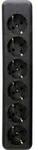 Kopp 129405003 Steckdosenleiste 6fach Schwarz 1 St.