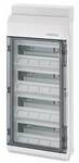 Hensel 6100006 KV 9448 Kleinverteiler Aufputz Anzahl Teilungen = 48 Anzahl Reihen = 4