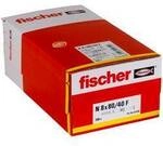 Fischer 513702 Nageld&uuml;bel 80 mm 8 mm 100 St.