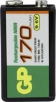 GP GPIND17R9HC1, GP GPIND17R9HC1 9 V Block-Akku NiMH 170 mAh 9.6 V 1 St.