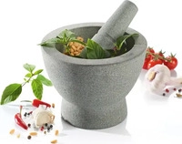 GEFU 35320, GEFU 35320 Granit-M&ouml;rser Crunchy 17 cm mit St&ouml;&szlig;el