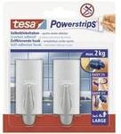 tesa POWERSTRIPS&reg; Klebehaken Large Trend Chrom (matt) Inhalt: 2 St. 58055-00004-20