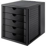 HAN SYSTEMBOX KARMA 14508-13 Schubladenbox Schwarz DIN A4, DIN C4 Anzahl der
