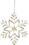 KONSTSMIDE 4440-103, Konstsmide 4440-103 Acryl-Figur Schneeflocke Warmwei&szlig; LED