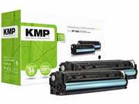 KMP H-T144D Tonerkassette 2er-Pack ersetzt HP 128A, CE320A Schwarz 2000 Seiten