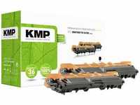 KMP Toner 2er-Pack ersetzt Brother TN-241BK, TN241BK Kompatibel Schwarz 5000 Seiten